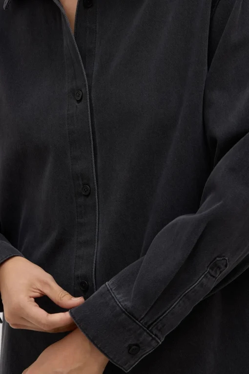 Athena Denim Shirt Dress
