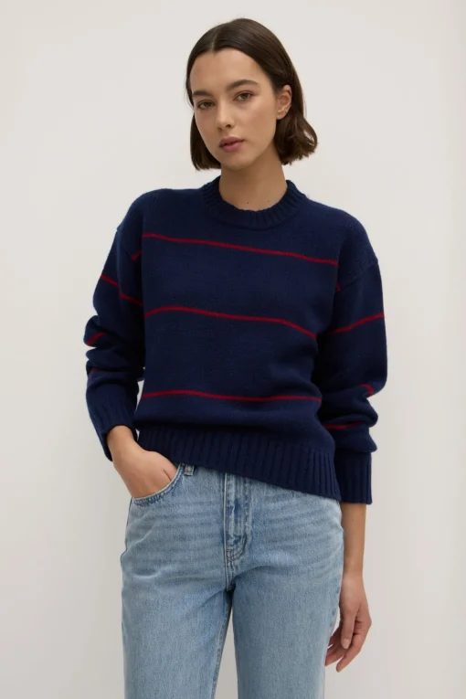 Beau Stripe Merino Wool Knit