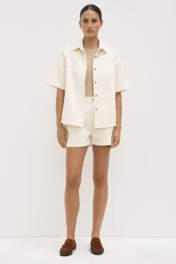 Boxy Denim Short