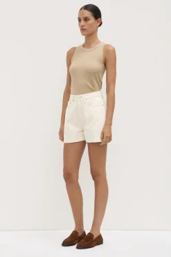 Boxy Denim Short