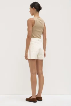 Boxy Denim Short