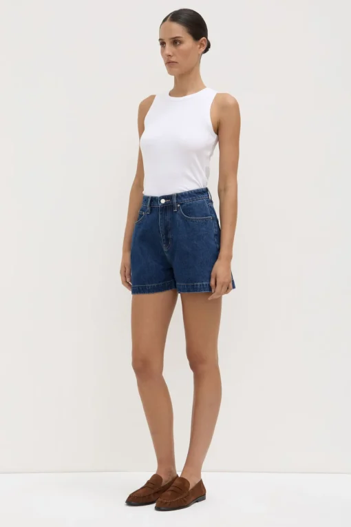 Boxy Denim Short