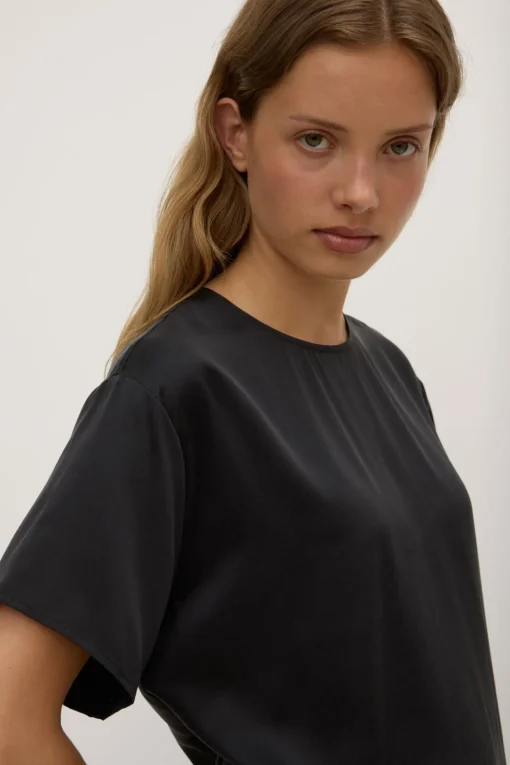 Ena Silk Tee Dress