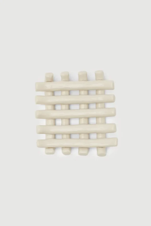 Jedda Clay Grid Soap Dish