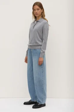 Lara Cashmere Knit Polo