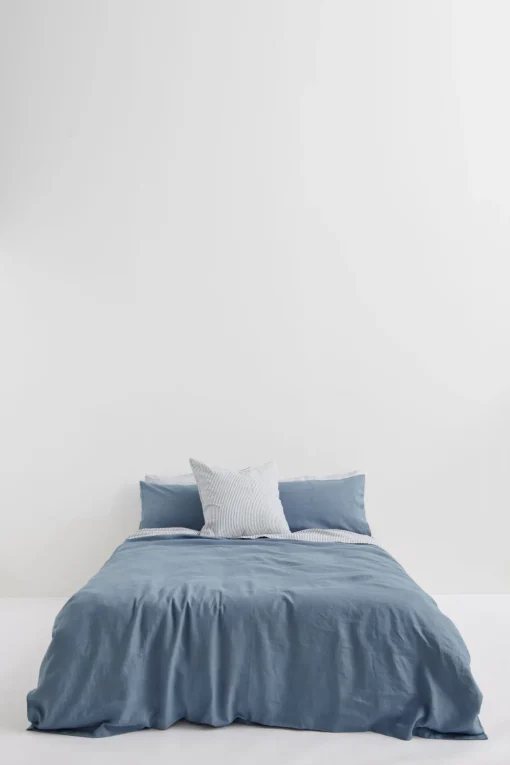 Linen Duvet Cover Ocean