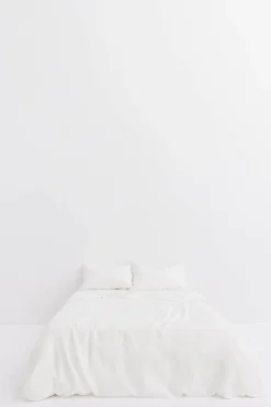 Linen Duvet Cover White