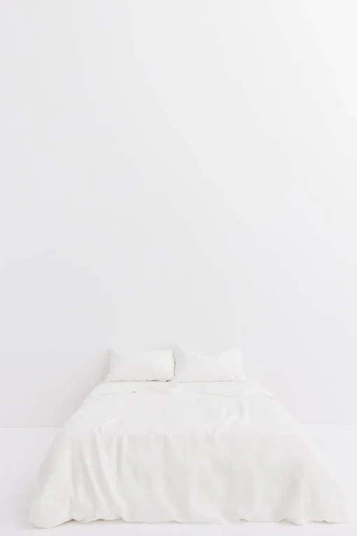 Linen Duvet Cover White