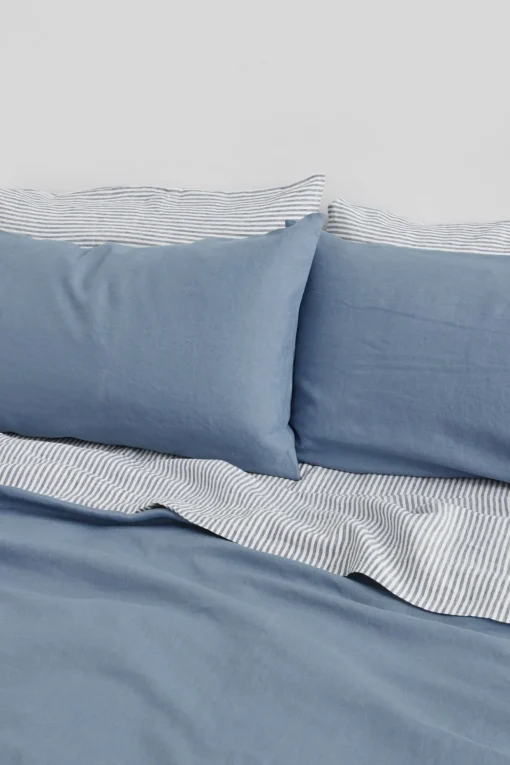 Linen Flat Sheet Ocean