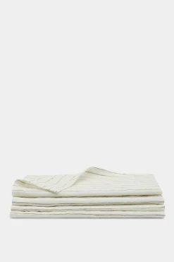 Linen Placemats Olive Pinstripe