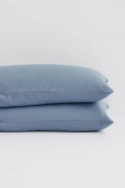 Linen Standard Pillow Cases Ocean