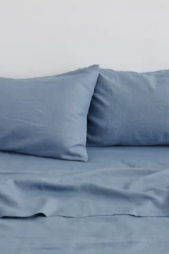 Linen Standard Pillow Cases Ocean