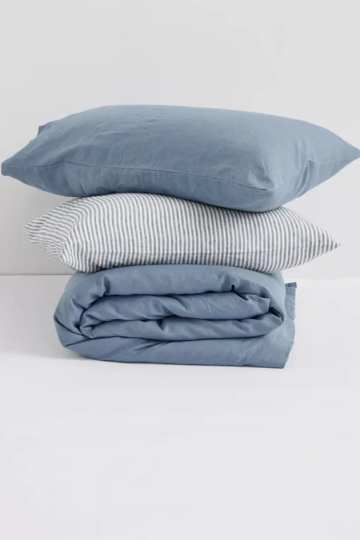 Linen Standard Pillow Cases Ocean