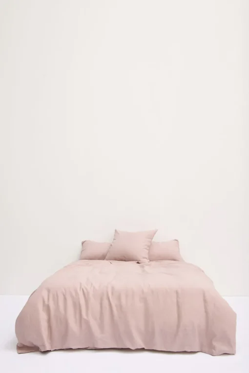 Linen Standard Pillow Cases Rose