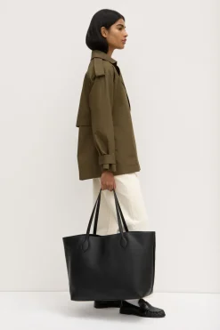 Olivia Leather Tote Bag
