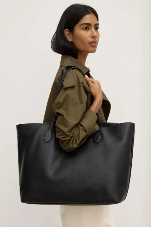 Olivia Leather Tote Bag
