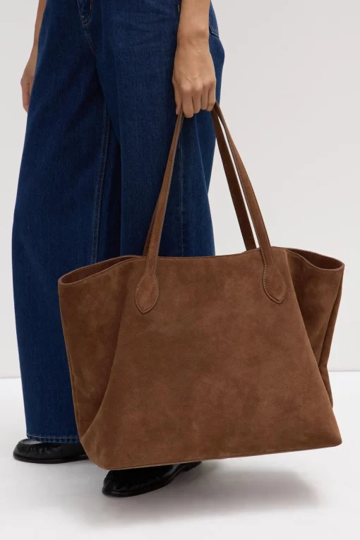 Olivia Suede Tote Bag