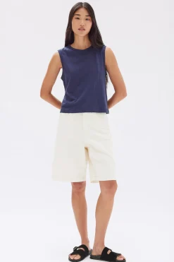 Relaxed Denim Short