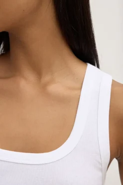 Robyn Scoop Neck Rib Tank