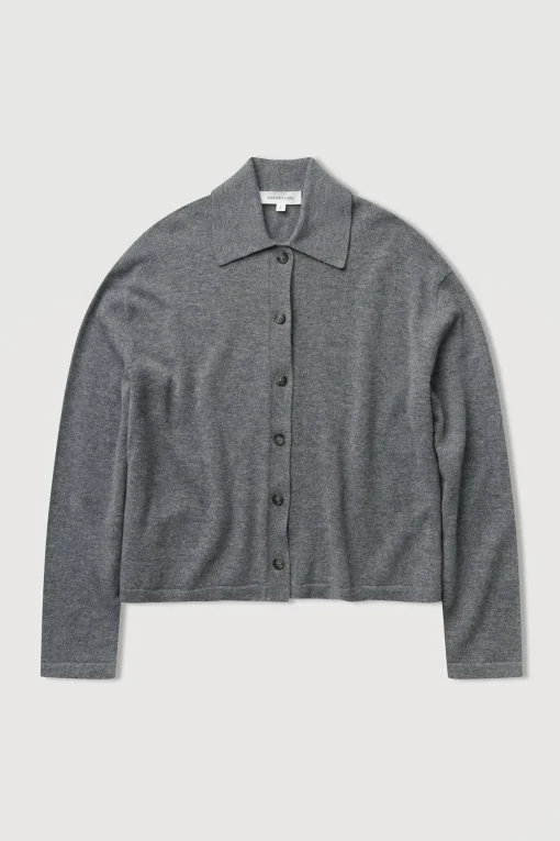 Wool Cashmere Knit Cardigan