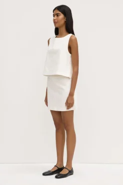 Zoey Twill Mini Skirt